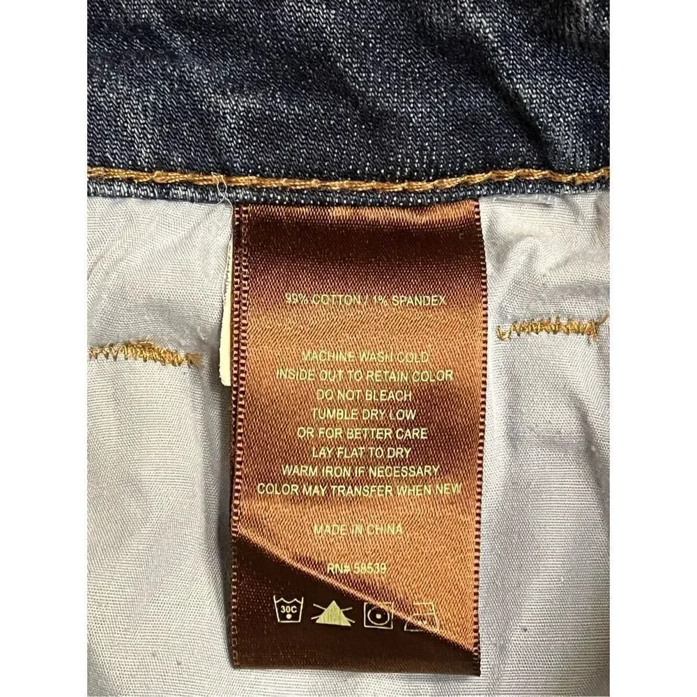 Kut From The Kloth Stevie Straight Leg Jeans Women's Size 6 Denim Stretch (1898)